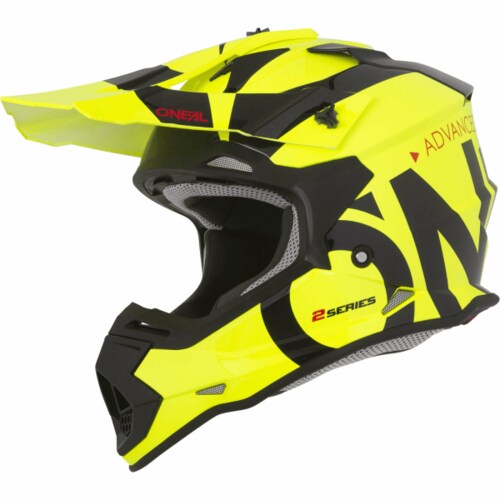 CASCO ONEAL SERIE 2 SLICK AMARILLO PARA MOTOCROSS 