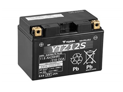 BATERIA YUASA YTZ12S DE GEL PARA MOTO