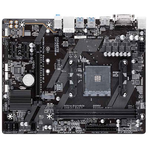 Tarjeta Madre GIGABYTE GA-A320M-H AMD AM4 Micro ATX 