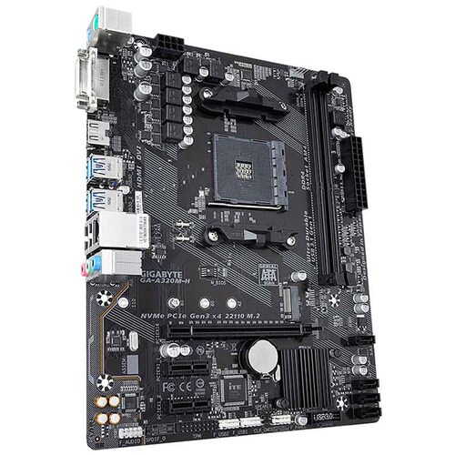 Tarjeta Madre GIGABYTE GA-A320M-H AMD AM4 Micro ATX 