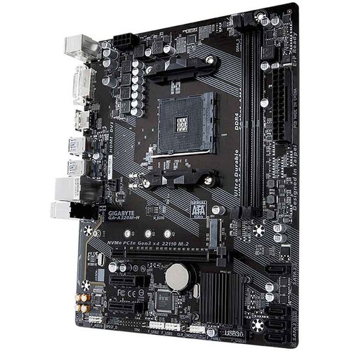 Tarjeta Madre GIGABYTE GA-A320M-H AMD AM4 Micro ATX 