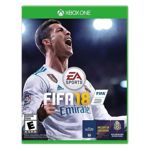 Xbox One Juego Fifa 18 Compatible Con Xbox One