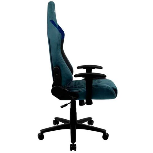 Silla Gamer AEROCOOL DUKE STEEL BLUE Polipiel Ergonomica Ajustable 