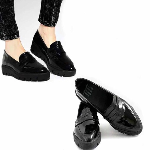 Mocasines de moda para mujer, diseño puntal. Delia Torres®