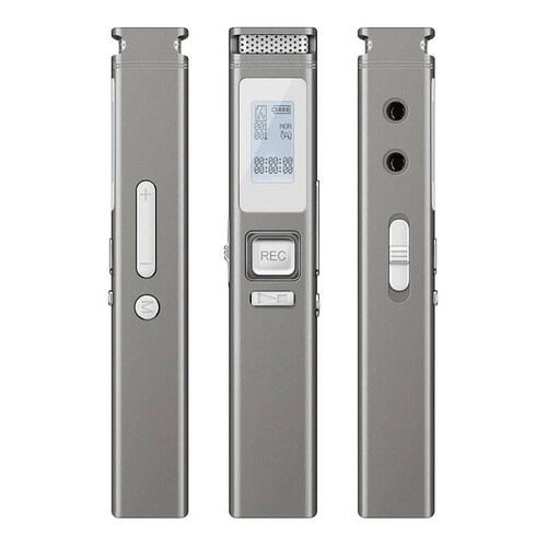 Grabadora Digital De Voz Ultra Compacta, De 8 Gb | Rec-854 