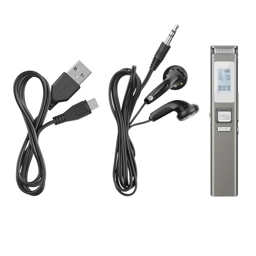 Grabadora Digital De Voz Ultra Compacta, De 8 Gb | Rec-854 