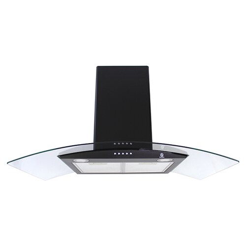 COMBO CON CAMPANA CC-90-BLACK Y PARRILLA DE GAS 5Q-TM-87 SUPRA VERONA DE ACERO INOXIDABLE