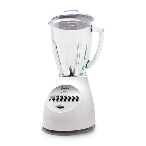 Licuadora 14 Vel V/vidrio Slope Blender Blanca Oster 6694
