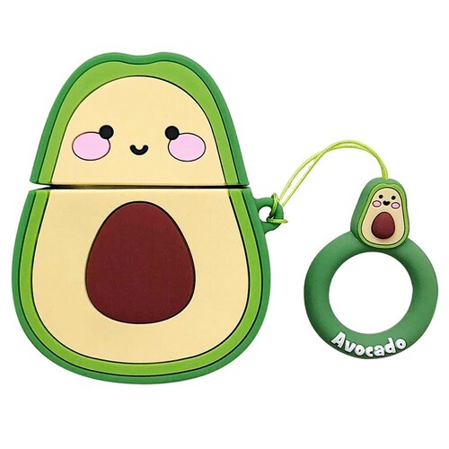 Funda para airpods de silicona en forma de aguacate Gadgets & fun