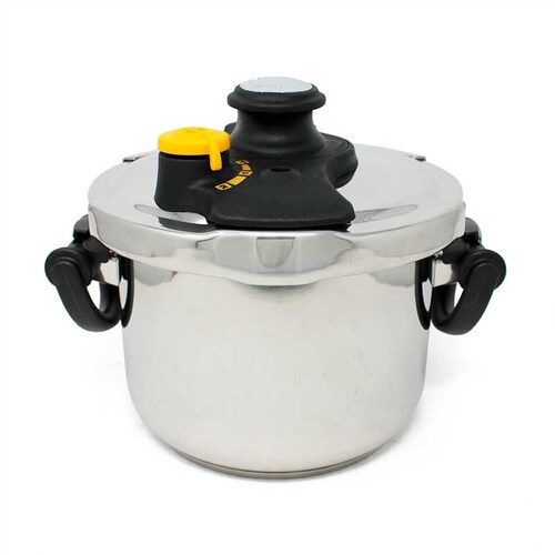 Olla De Presión 6l 2 Niveles Coccion Acero Inox Man Op-1006