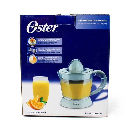 Exprimidor De Cítricos Eléctrico 2 Medidas Oster Fpstju407w.