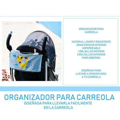 Organizador Bolsa Estuche Carreola Impermeable Mochila 3166