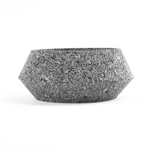 Mortero Artesanal Modelo Fox De Piedra Volcánica