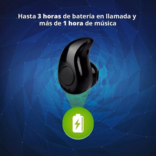 Mini Manos Libres Bluetooth Audifono 1 Pieza 