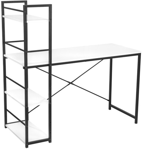 Escritorio Estilo Minimalista Moderno Amplio Con Repisas