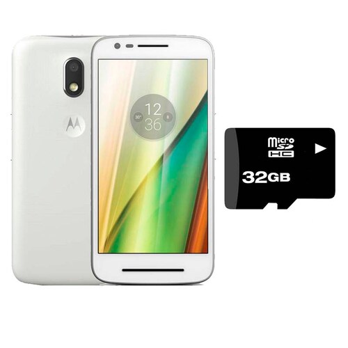 Celular Motorola Moto E3 Power 16GB 2Gb Dual Sim +Micro SD 32GB -Blanco