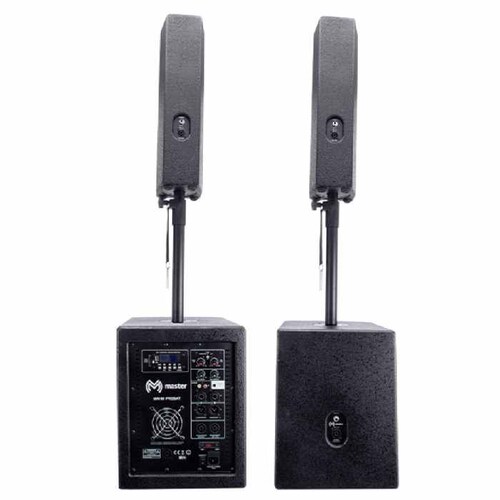Sistema Lineal de Audio Profesional 9000 Watts Alta Potencia Musical para Espacios Abiertos / Master / MAHM-PROSAT