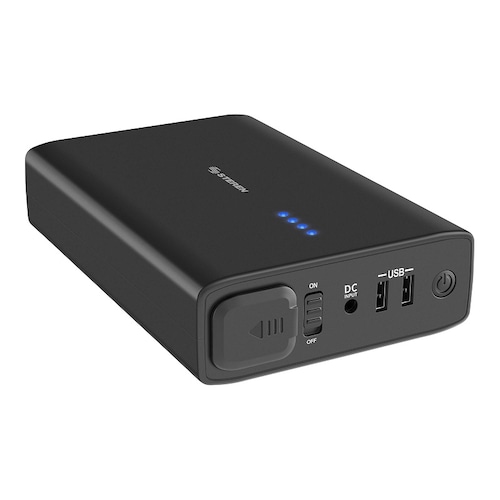 Estación de poder portátil de 24,000 mAh con inversor de corriente de 80 W (110 Vca) Mov-2400 