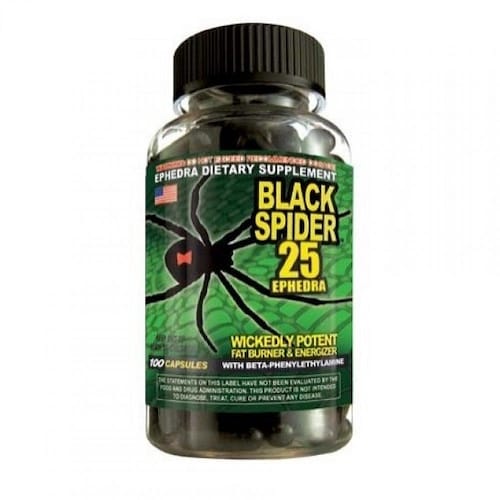 Termogenico Black Spider 25 100 Caps