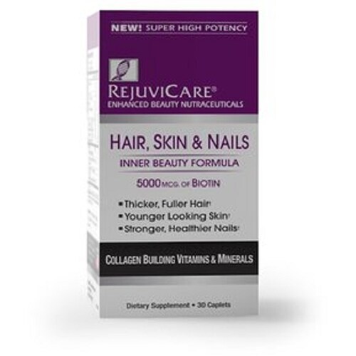 Biotin Rejuvicare CRECIMIENTO DE CABELLO Y UÑAS Formula 30 comprimidos