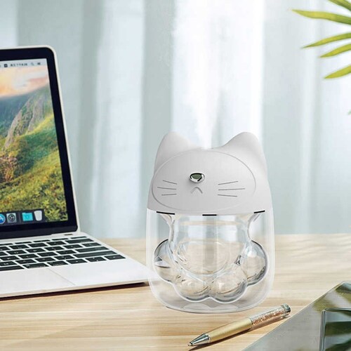 Difusor o Humidificador gato incluye lampara y ventilador Gadgets & fun