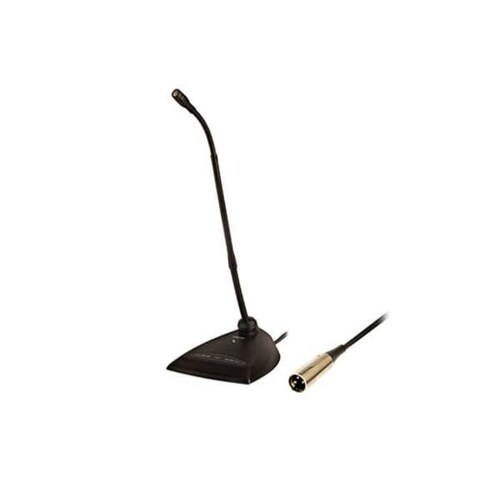 Micrófono SHURE MX418D-S Cuello de ganso 18" Con Base de Mesa Supercardioide