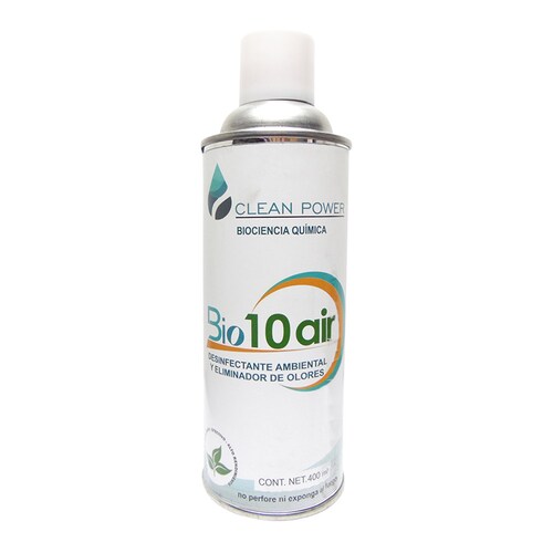 Desinfectante Limpiador Aerosol Lata 400ml Virus Bio 10 Air
