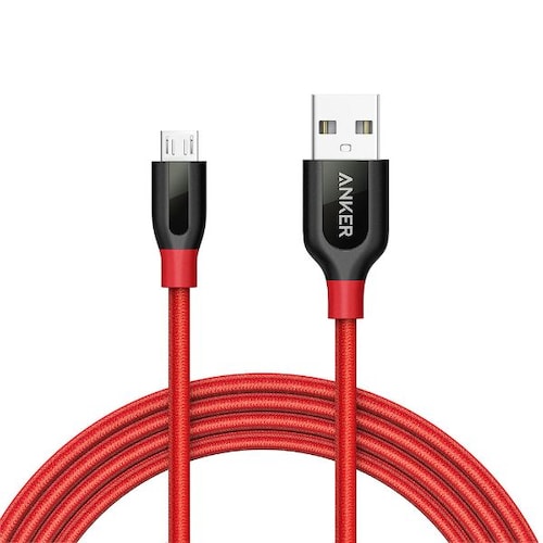 Cable Micro Anker PowerLine+ 1.8m Rojo