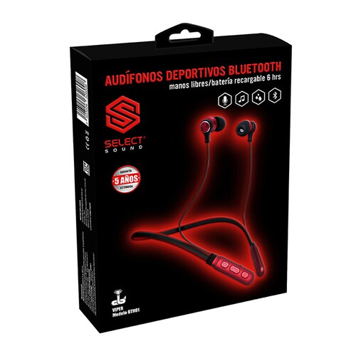 Audifonos Bluetooth Deportivos Select Sound BTH01
