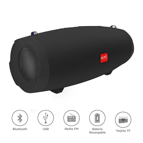 Bocina Portatil Recargable Bullet Select Sound BT222 con Tws, Bluetooth