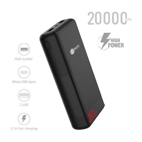 Power Bank Negra 20,000 Mah Select Power PB20