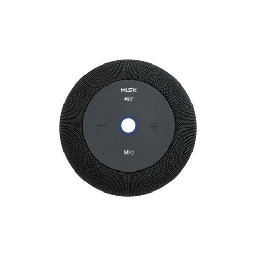 Bocina Bluetooth MISIK MS207 Negro Sonido 360 grados TWS USB Tarjeta SD y Radio FM
