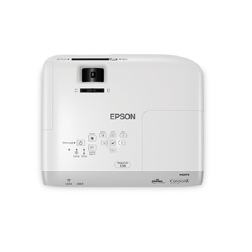 Proyector Epson Powerlite S39+, 3300 Lúmenes, SVGA, 10,000 Horas De Vida (V11H854020)