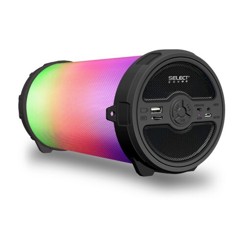 Bocina con Luces LED Select Sound BT229 con Bluetooth, Radio Fm