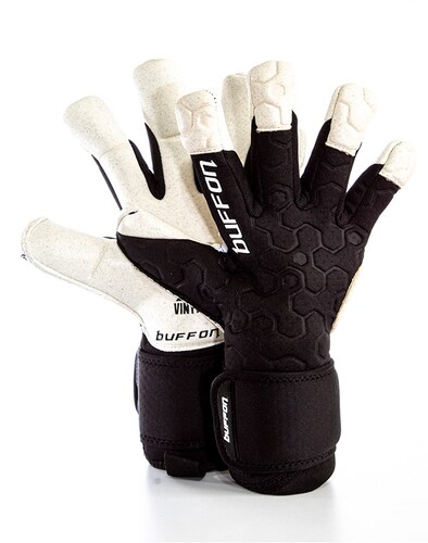 Guantes de Portero Buffon Titan Pro Negro/Blanco - Golero Sport