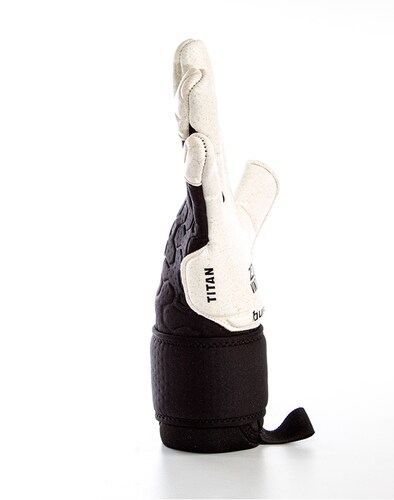 Guantes de Portero Buffon Titan Pro Negro/Blanco - Golero Sport