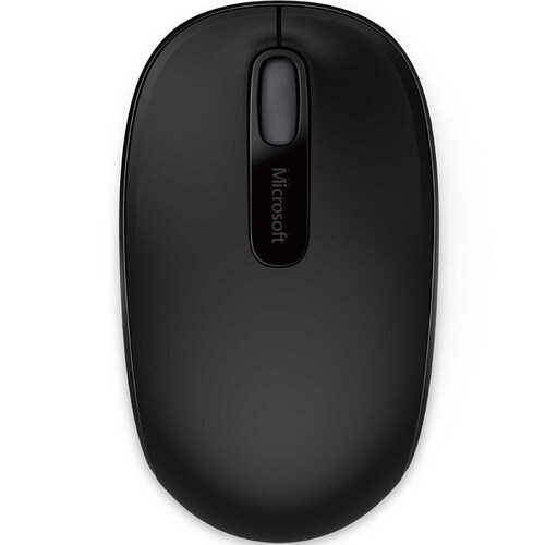 Mouse Inalámbrico Microsoft 1850, 1000 dpi, 3 Botones, Negro (U7Z-00008)