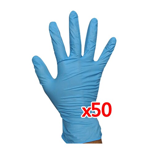 50 Pares Guantes Nitrilo Desechables Proteccion Mapa 997 Para Hombre