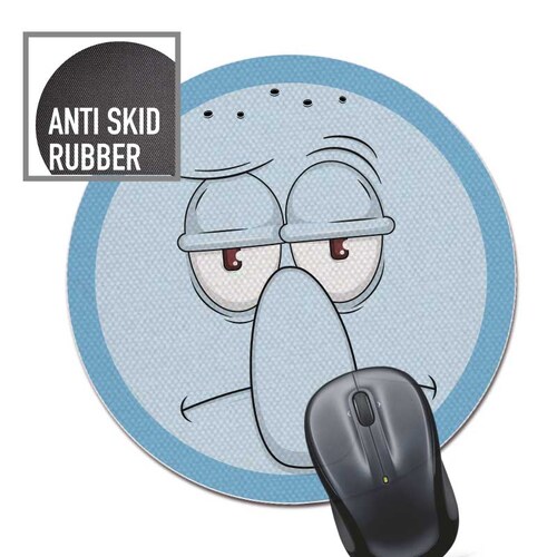 PAQUETE DE 3 MOUSE PAD ANTIDESLIZANTE, DISEÑO BOB ESPONJA 20CM