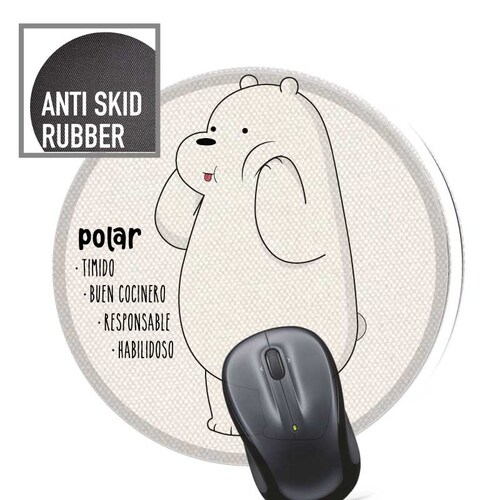 ESCANDALOSOS DESCRIPCIÓN SET 3 MOUSE PAD, BASE ANTIDESLIZANTE, HEROE SHOP