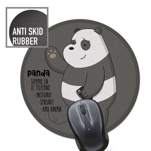 ESCANDALOSOS DESCRIPCIÓN SET 3 MOUSE PAD, BASE ANTIDESLIZANTE, HEROE SHOP