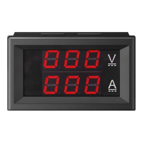 Voltímetro Y Amperímetro Pantalla Digital 3 Dígitos Steren