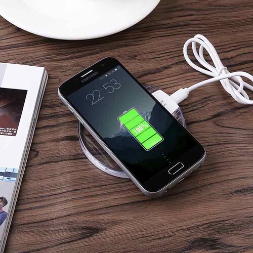 Cargador Inalambrico Qi Slim para Celulares 