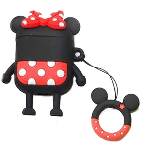 Funda para AirPods Silicon Personajes con Anillo 