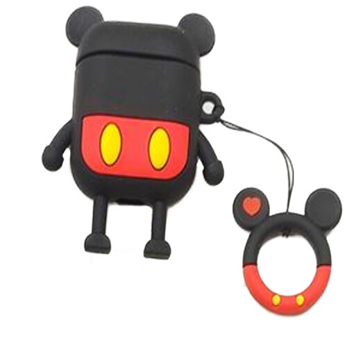 Funda para AirPods Silicon Personajes con Anillo 