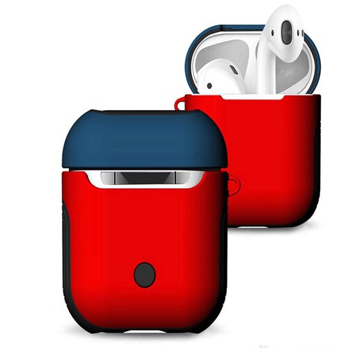 Funda Airpods Protector Silicon Duro Premium 9 Colores 