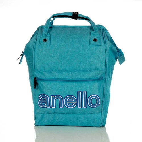 Handbag Anello Original Blue Letters