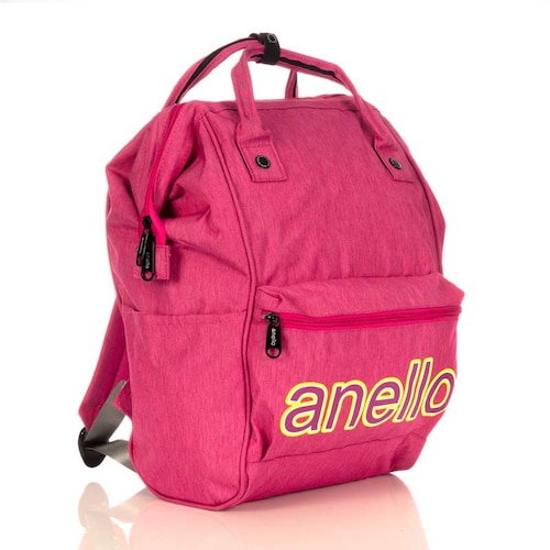 Handbag Anello Original Pink Letters