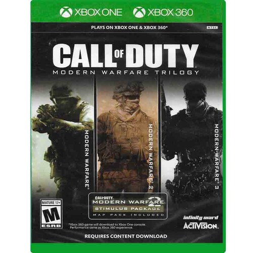 Xbox One / 360 Juego Call Of Duty Modern Warfare Trilogy