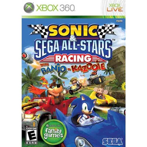Xbox 360 Juego Sonic Sega All Stars Racing Banjoo Kazooie